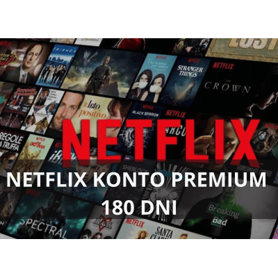 KodyOnline.pl | Netflix konto premium 180 dni | 90,00 zł