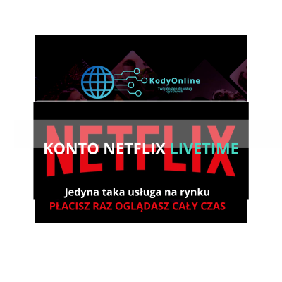 KodyOnline.pl | บัญชีพรีเมียมของ Netflix - บริการ Live Time | zł999.00