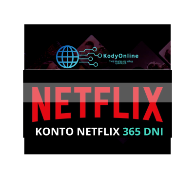 KodyOnline.pl | Netflix konto premium 365 dni | 169,99 zł