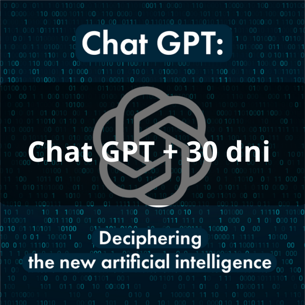 ChatGPT Open AI  - konto premium 30 dni