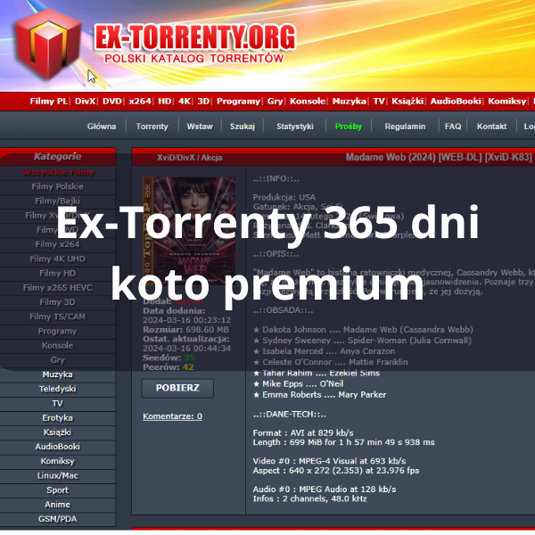 Ex torenty.org premium account 12 months ago