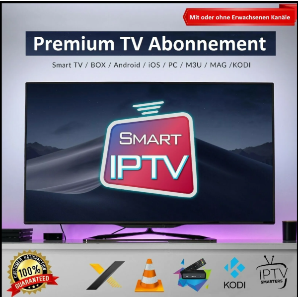 IPTV 100,000 ช่องทีวี, VOD และความบันเทิงสำหรับผู้ใหญ่ 12 เดือน